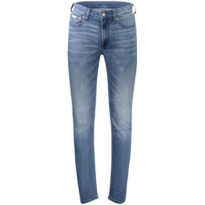 Calvin Klein blue slim fit jeans med subtil fading