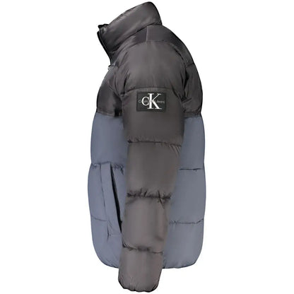 Calvin Klein Blue Polyester Men’s Jacket - Jakke