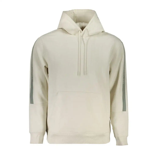 Calvin Klein blå polyurethane sneakers med cremekasket trøje