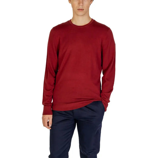Calvin Klein Bordeaux Recycled Wool Sportswear - Sweaters