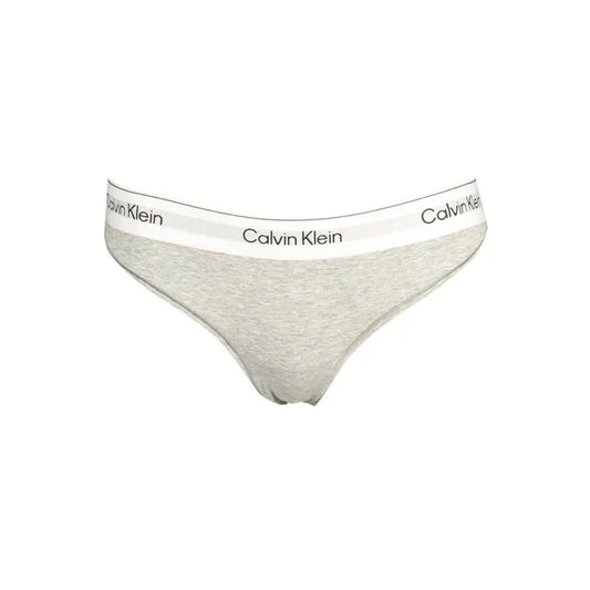 Grå heather Calvin Klein briefs med hvid Calvin Klein-branding