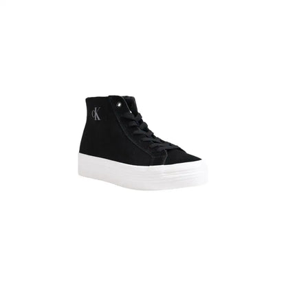Calvin klein jeans sorte suede platform sneakers