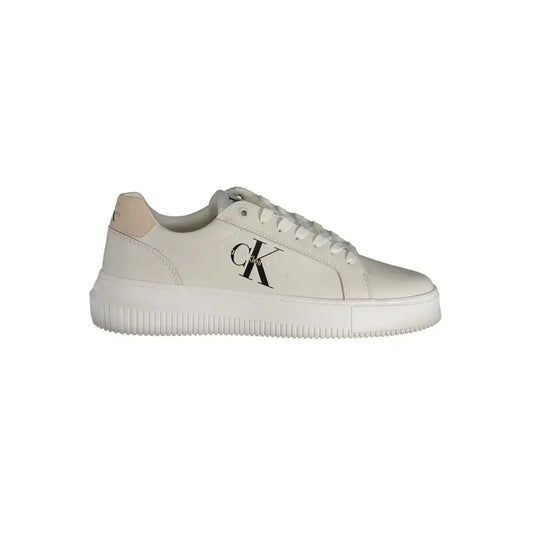 Calvin Klein White Polyester Sneakers - Sneakers