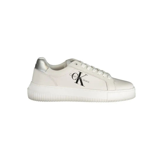 Calvin Klein White Polyester Sneakers - Sneakers