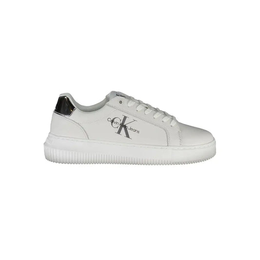 Calvin Klein White Polyester Sneakers - Sneakers