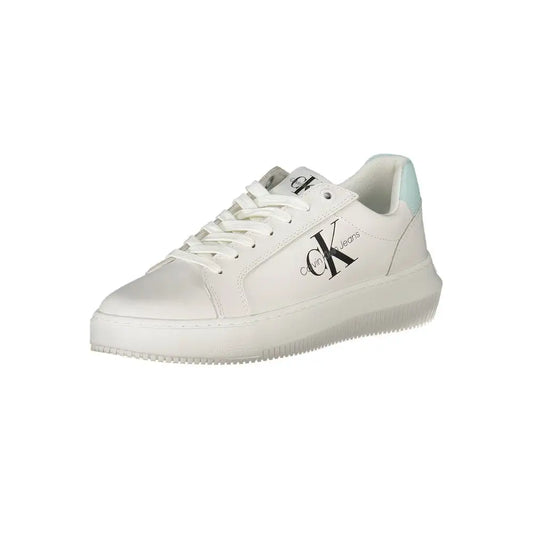 Calvin Klein White Recycled Polyester Women Sneakers - Sneakers