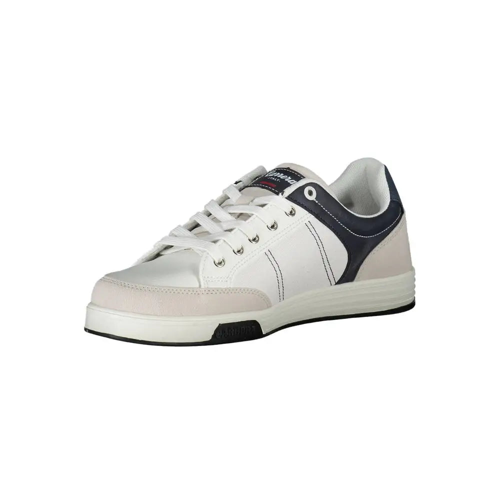 Hvide sneakers Carrera i polyester, 100% originale brands