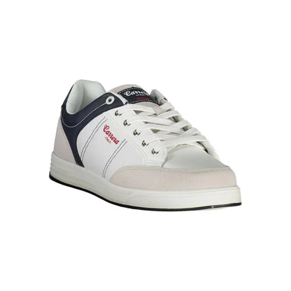 Hvide Carrera sneakers i polyester, 100% originale brands fra outlet mærkevarer