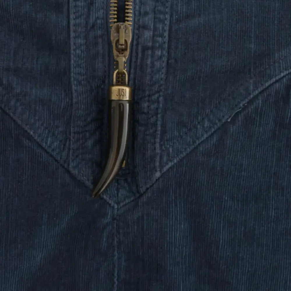 Cavalli Blue corduroy pencil skirt