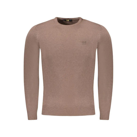 Cavalli Class Brown Viscose Men Sweater