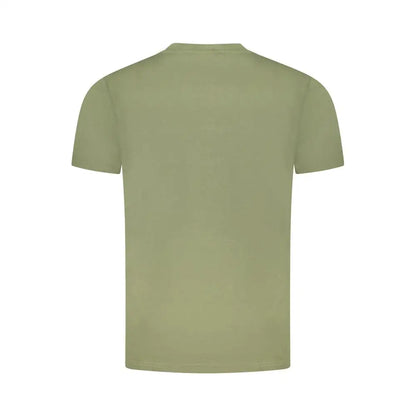 Cavalli Class grønne t-shirt i olivengrøn bomuld med rund hals