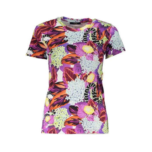 Cavalli Class Purple Cotton Tops & T-Shirt - XS - T-shirts