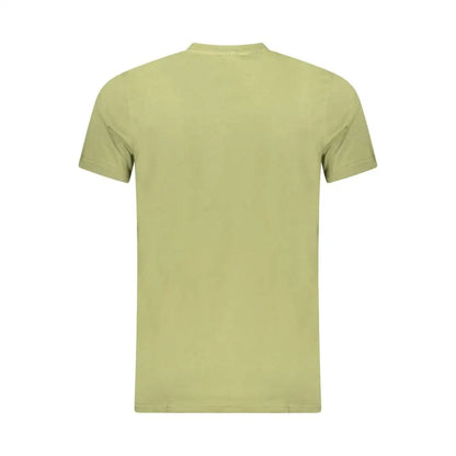 Cavalli Class Verde bomuld herre T-shirt i olivengrøn