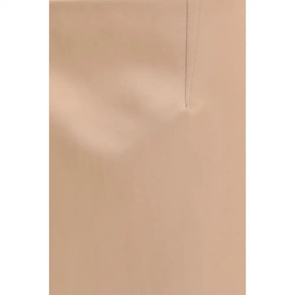 Chloé multicolor polyester mini skirt i beige plastikkuvert