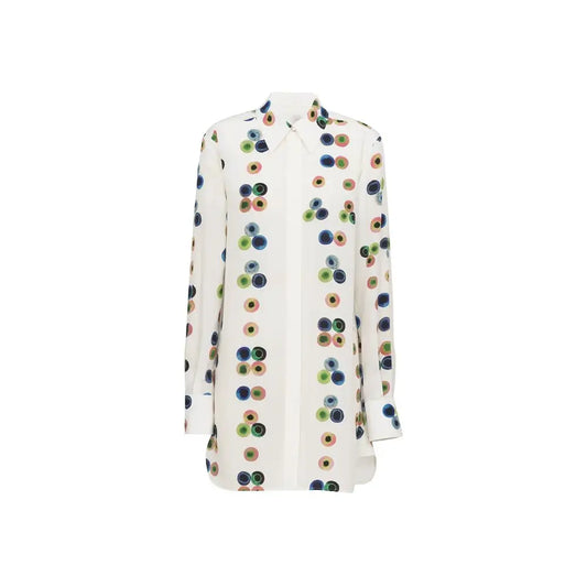 Chloé White Silk Casual Dress