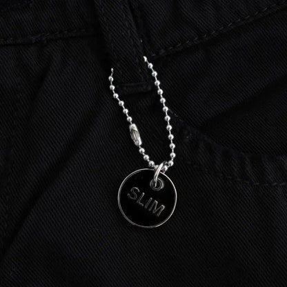 Costume National Black Cotton Slim Fit Bootcut Jeans