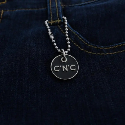 Costume National Blue Cotton Bootcut Flared Jeans