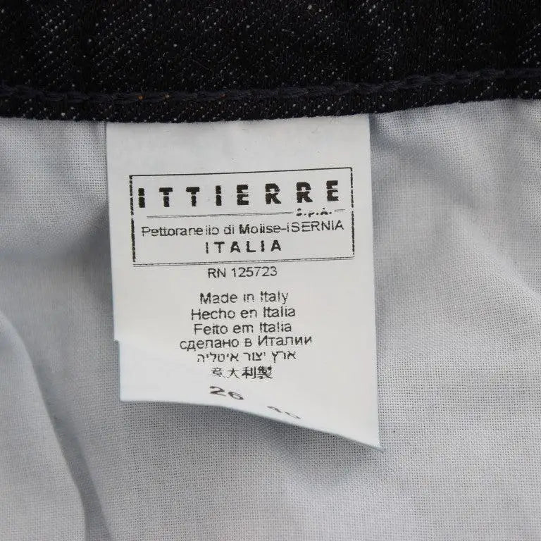 Costume National Blue Cotton Slim Fit Bootcut Jeans