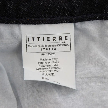 Costume National Blue Cotton Slim Fit Bootcut Jeans