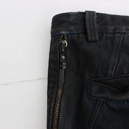 Costume National Blue Cotton Slim Pants Denim Jeans