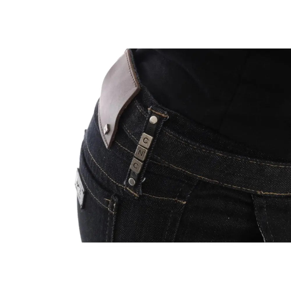 Costume National Blue Cotton Stretch Slim Fit Jeans