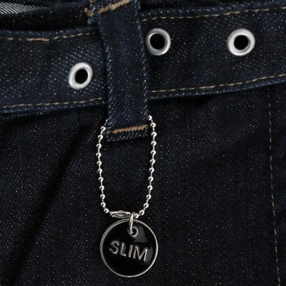 Costume National Blue Cotton Stretch Slim Fit Jeans