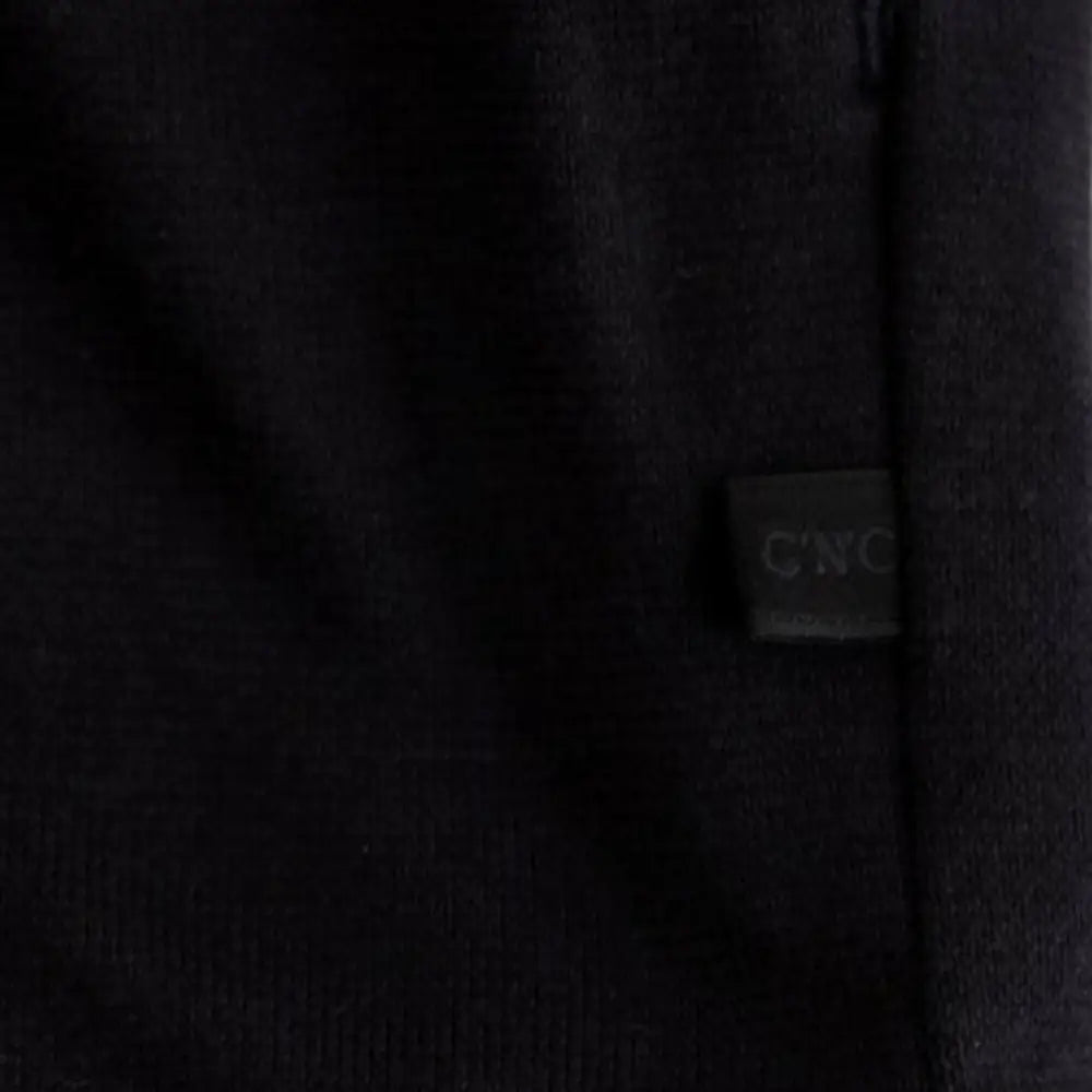 Costume National Blue hooded cotton sweater