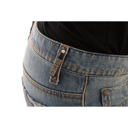 Costume National Blue Wash Cotton Classic Jeans
