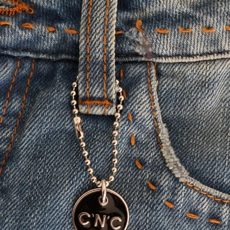 Costume National Blue Wash Cotton Classic Jeans