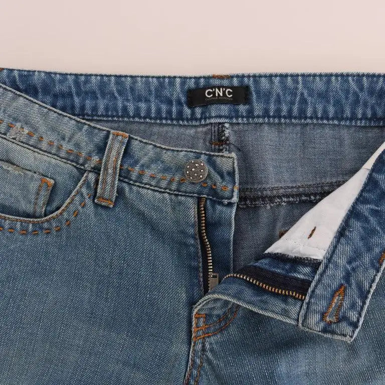 Costume National Blue Wash Cotton Classic Jeans