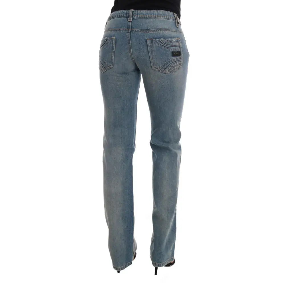 Costume National Blue Wash Cotton Classic Jeans