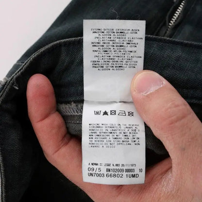 Costume National Gray Cotton Superslim Denim Jeans