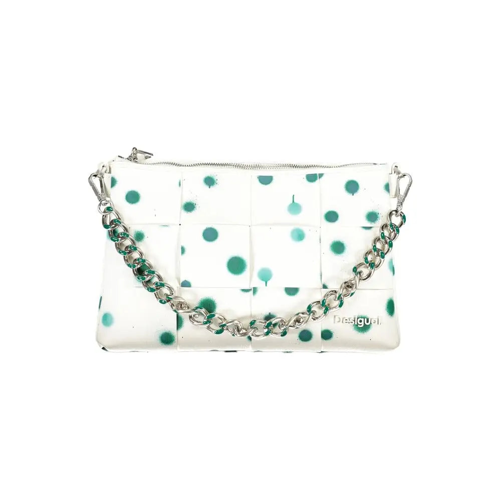 Desigual Bianco Poliuretano Women Handbag - Clutch tasker