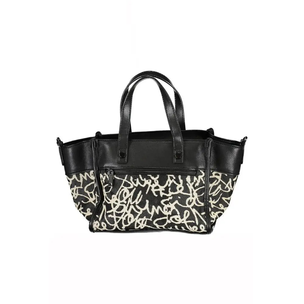 Desigual Black Polyester Handbag - Håndtasker