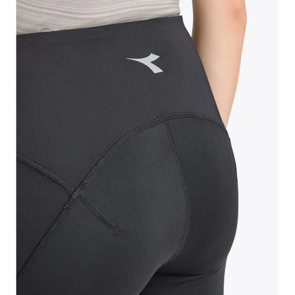 Diadora sorte polyester athletic pants, 100% originale brands, outlet mærkevarer