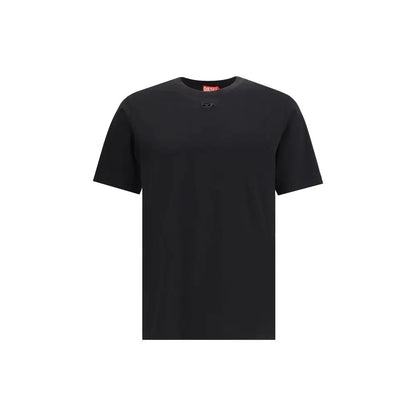Diesel Black Cotton T-Shirt - T-shirts