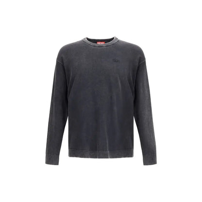Diesel Gray Cotton Sweatshirt - Sweatshirts