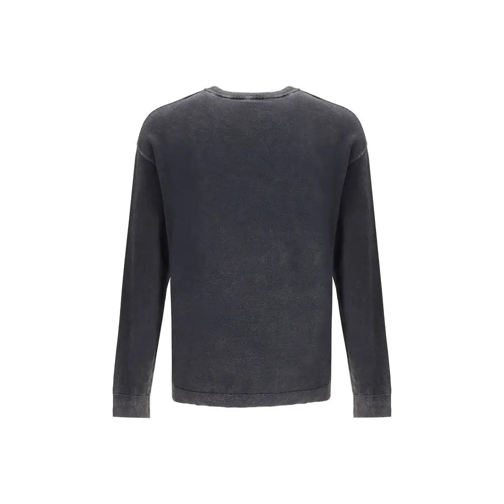 Diesel Gray Cotton Sweatshirt - Sweatshirts