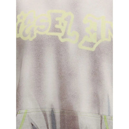 Diesel Gray Cotton Sweatshirt - Sweatshirts