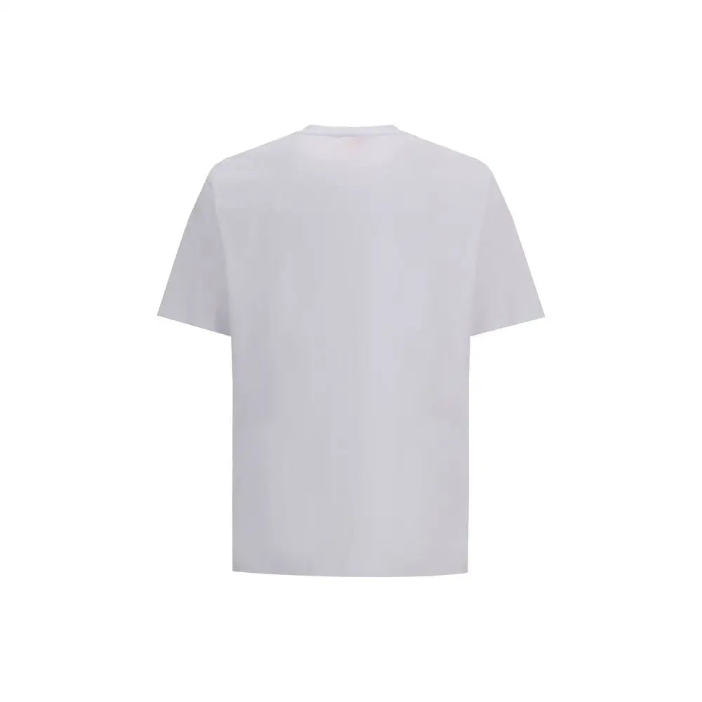 Diesel White Cotton T-Shirt - T-shirts