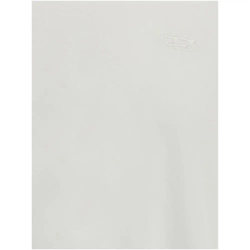 Outlet mærkevarer: Diesel hvid bomuldsskjorte i klar mappe med logo