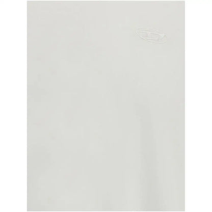 Outlet mærkevarer: Diesel hvid bomuldsskjorte i klar mappe med logo