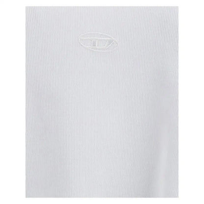Diesel White Cotton Top - T-shirts