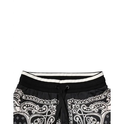 Dolce & Gabbana Black Cotton Bandana Jogger Sweatpants Pants - Bukser