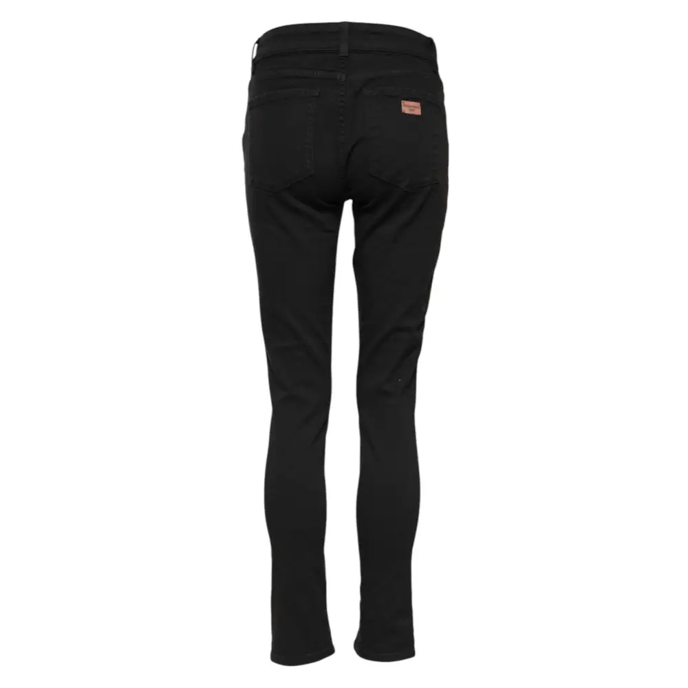 Dolce & Gabbana Black Cotton Skinny Mid Waist Denim Jeans - Jeans