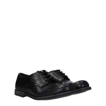 Dolce & Gabbana Black Leather Oxfords And Derbies