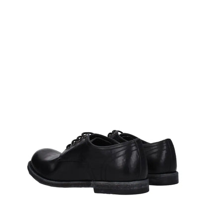 Dolce & Gabbana Black Leather Oxfords And Derbies
