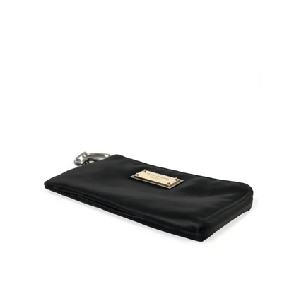 Sort Dolce & Gabbana gabbana black nylon clutch med logo plaque