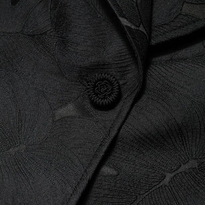 Dolce & Gabbana Black Single Breasted Trench Coat Jacket