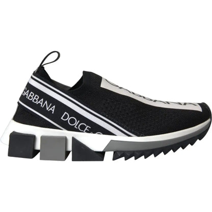 Dolce & Gabbana gabbana black white slip on Sorrento sneakers bagside